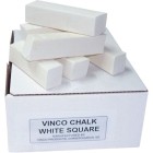 Vinco Chalk Giant Square White Pack 36 image