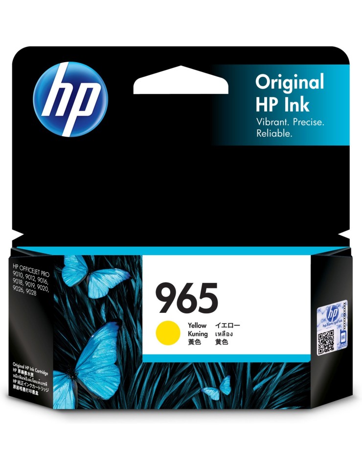 HP 965 Yellow Original Ink Cartridge