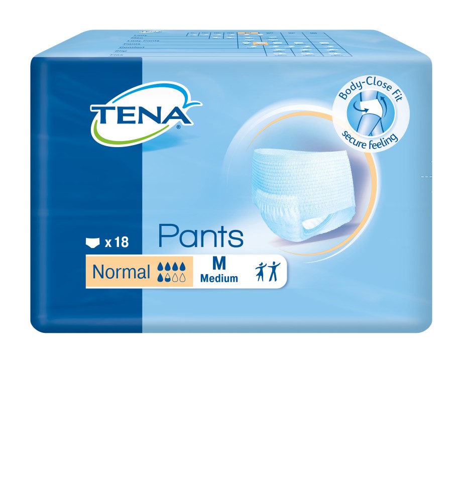 Tena Pants Normal Medium Pack of 18