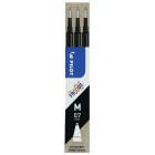 Pilot Frixion Rollerball Gel Pen Refill For Ball And Clicker 0.7mm Black Pack 3 image