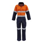 Syzmik Mens Orange Flame Overall Hoop Taped Size 3/77 Orange/Navy-122R image