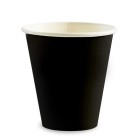 Biopak Single Wall Paper Cup Black Aqueous 8oz 280ml 90mm Carton 1000
