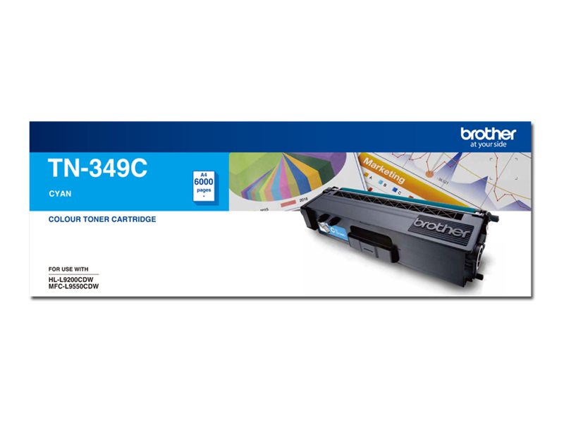 Brother Toner Cartridge TN-349C Cyan