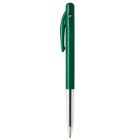 BIC Clic Ballpoint Pen Retractable Medium 1.0mm Green Box 10 image