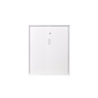 Proceed Tambour 3 Adjustable Shelves Cabinet 1200Wx1200Hmm White image