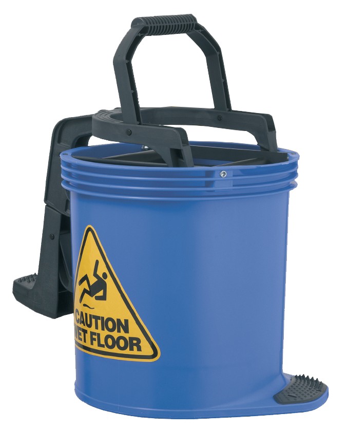 Oates Blue Duraclean Plastic Roll Bucket 15 Litre