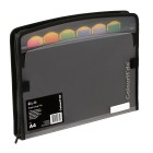 Colourhide Expanding File Zip It Black image
