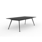 Knight Team Boardroom Table 2400 x 1200 Black Frame image
