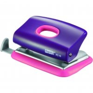 Rapid 2 Hole Punch FC 10 10 Sheet Pink/Purple