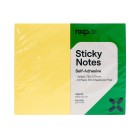 NXP Self-Adhesive Sticky Notes Removable 76x127mm Yellow Pack 12 image