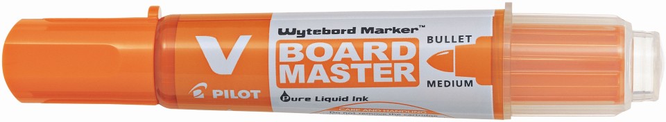 Pilot Begreen V Board Master Whiteboard Marker Bullet Orange