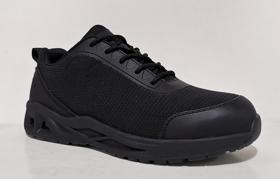 Bata Striker Black Lace Up Safety Jogger Black