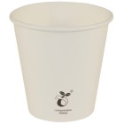 Vegware Paper Cup Hot Compostable HCU06 Fits 79mm Lid 230ml / 6oz Seedling Art Carton 1000