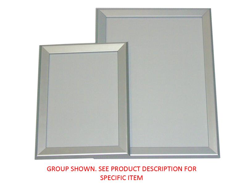 Manhattan A2 Premium Aluminium Snap Frame With Mitred Corners Silver