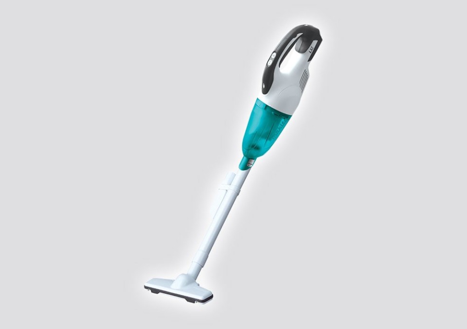 Makita 18v White Cordless Vacuum Cleaner - Skin Only