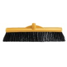 Oates Yellow Medium Stiff Poly Broom Head 450mm  image