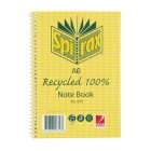 Spirax 813 Spiral Notebook Recycled A6 100 Pages image
