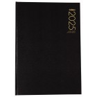 Collins 2025 Diary Week To View Hardcover Appointment A4 Black image