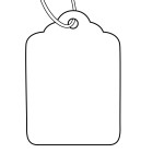 Avery White Merchandise Price Tags, Size 26H, 47 x 30 mm, 1000 Tags (993626) image
