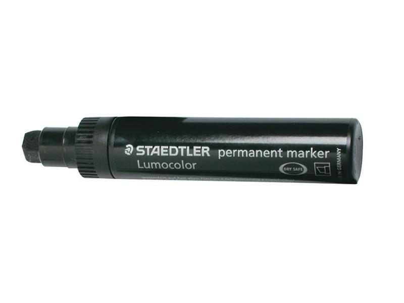 Staedtler 388 Lumocolor Permanent Marker Jumbo Chisel Tip Black