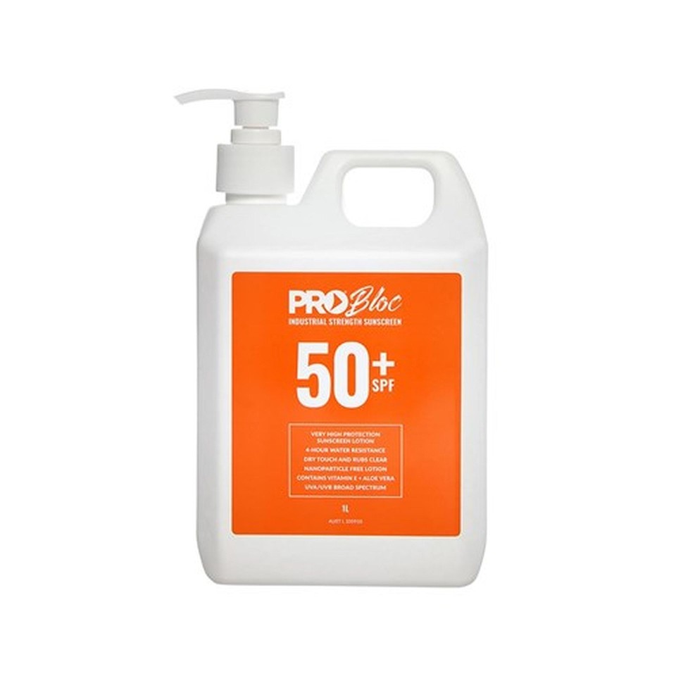 ProBloc SPF 50+ Sunscreen 1 Litre Pump Bottle