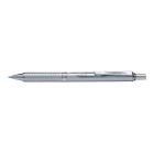 Pentel Bl407 Energel Gel Pen Retractable Aluminium Silver Barrel 0.7mm Black image