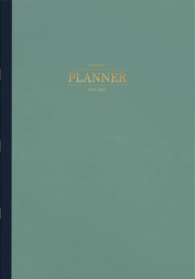 Collins 2023-2024 Monthly Planner A4 Dusty Forest