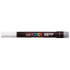 Uni Posca Marker 0.1-10.0mm Brush Tip White PCF-350 image