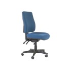 Roma Task Chair 3 Lever High Back Navy Fabric image