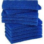 Glomesh Glitterbug Scrub Pad 9x4 Inch / 250x115mm Blue Each image