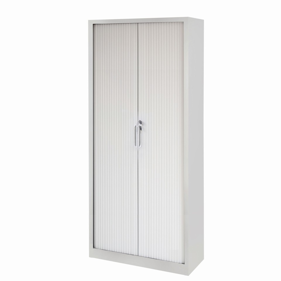 Milano Steel Tambour 900Wx1980Hmm White 