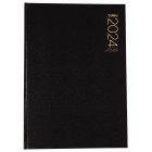 Collins 2024 Hardcover Appointment Diary A4 Week To View Black image