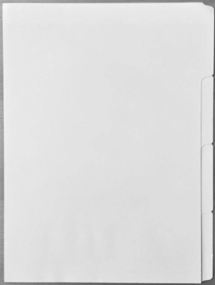 A4 4 Tab Gloss Dividers Straight Collate 250gsm White 90 Sets