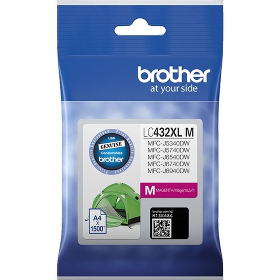 Brother Lc432xlm Magenta Ink Cartridge