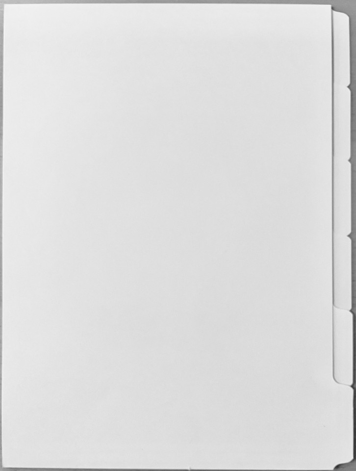 A4 6 Tab Dividers Reverse Collate 150gsm White 80 Sets