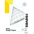 Reeves Graph Paper Pad 5mm A4 70gsm 40 Sheets image