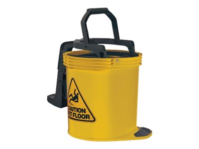 Oates Yellow Duraclean Mark II Plastic Wringer Bucket 15 Litre