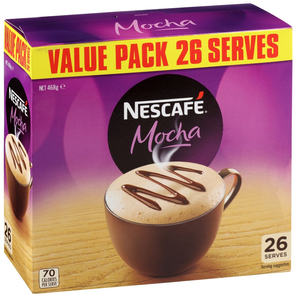 Nescafe Mixes Coffee Sachets Mocha 18.5g Box 26