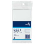 Croxley Envelope Tropical Seal Size 1 92x152mm White Pack 20 image