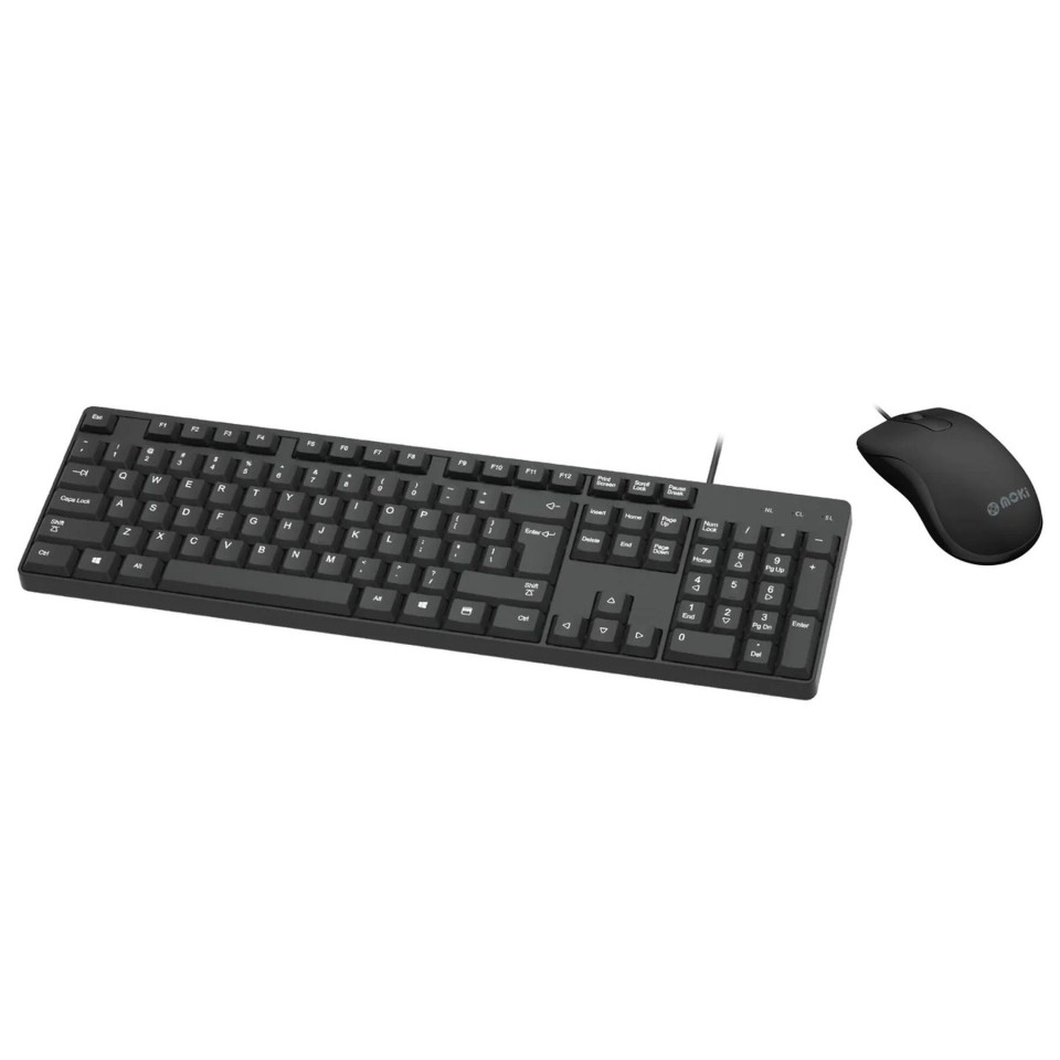 Moki Keyboard & Mouse Combo - Wired Usb