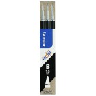 Pilot Frixion Clicker Ballpoint Pen Refill Broad 1.0mm Black Pack 3 image