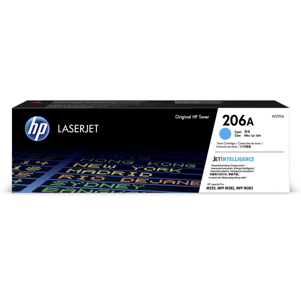 HP 206a Laserjet Toner Cartridge Cyan