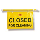 Rubbermaid Closed For Cleaning Hanging Sign image