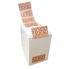 Filecorp C-Ezi Lateral File Labels Year 2024 16 x 28mm Box 100 image