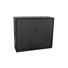 Proceed Tambour 3 Tier Cabinet 1200Wx1020Hmm Black image