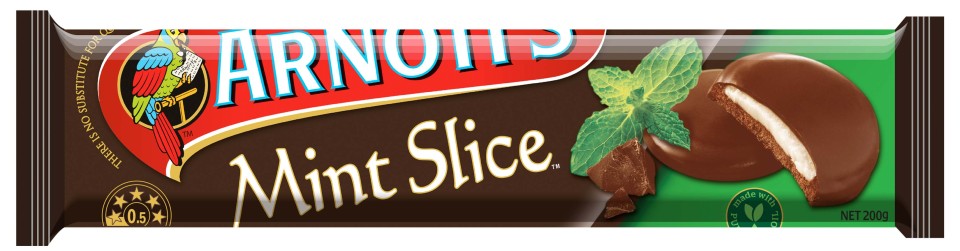 Arnotts Mint Slice 200g