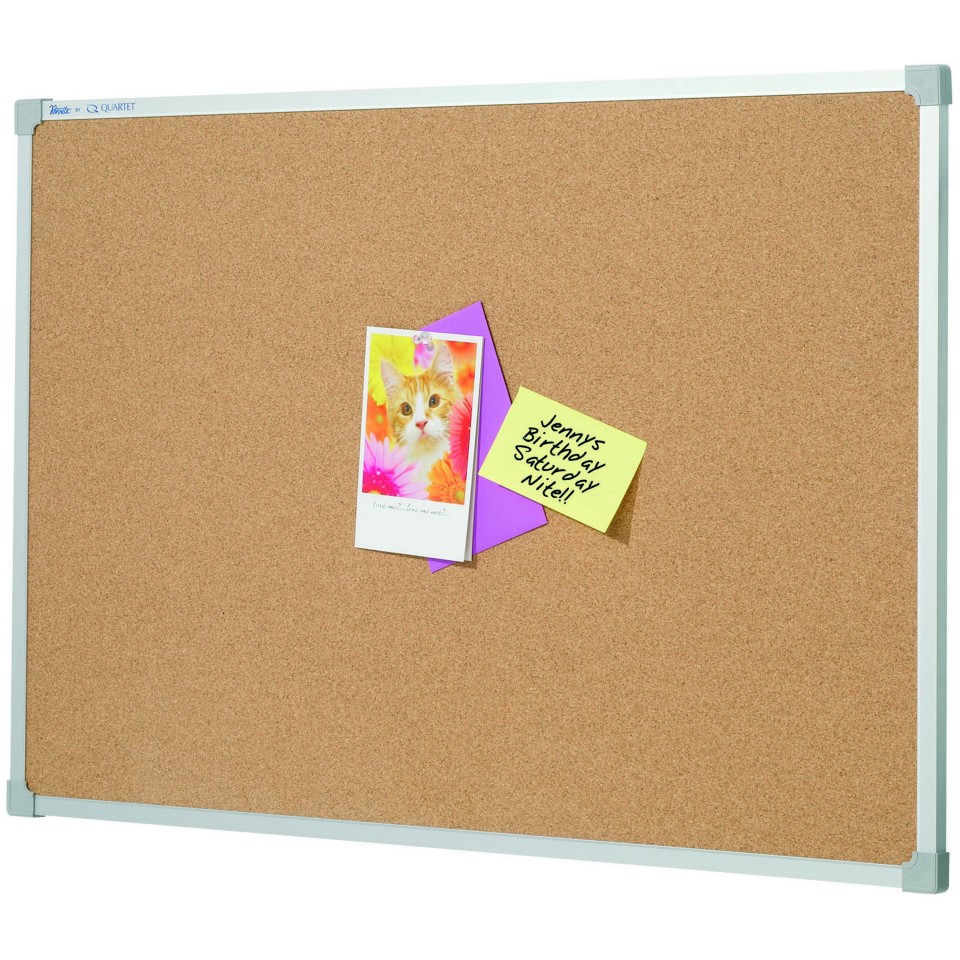 Quartet Penrite Pinboard Aluminium Frame 900x1200mm Cork