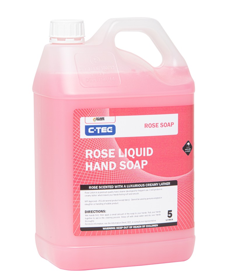C-TEC Rose Liquid Hand Soap 5 Litre