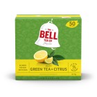 Bell Tea Tea Bags Tagless Zesty Green Citrus Box 50