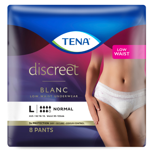 Tena Pants Women Discreet Large Pack of 8